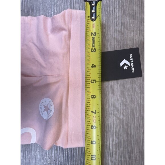 Converse Leggings Girls Size 4 XS 3 - 4 Years old Pink w/ Logo Lettering  NEW - Picture 12 of 12